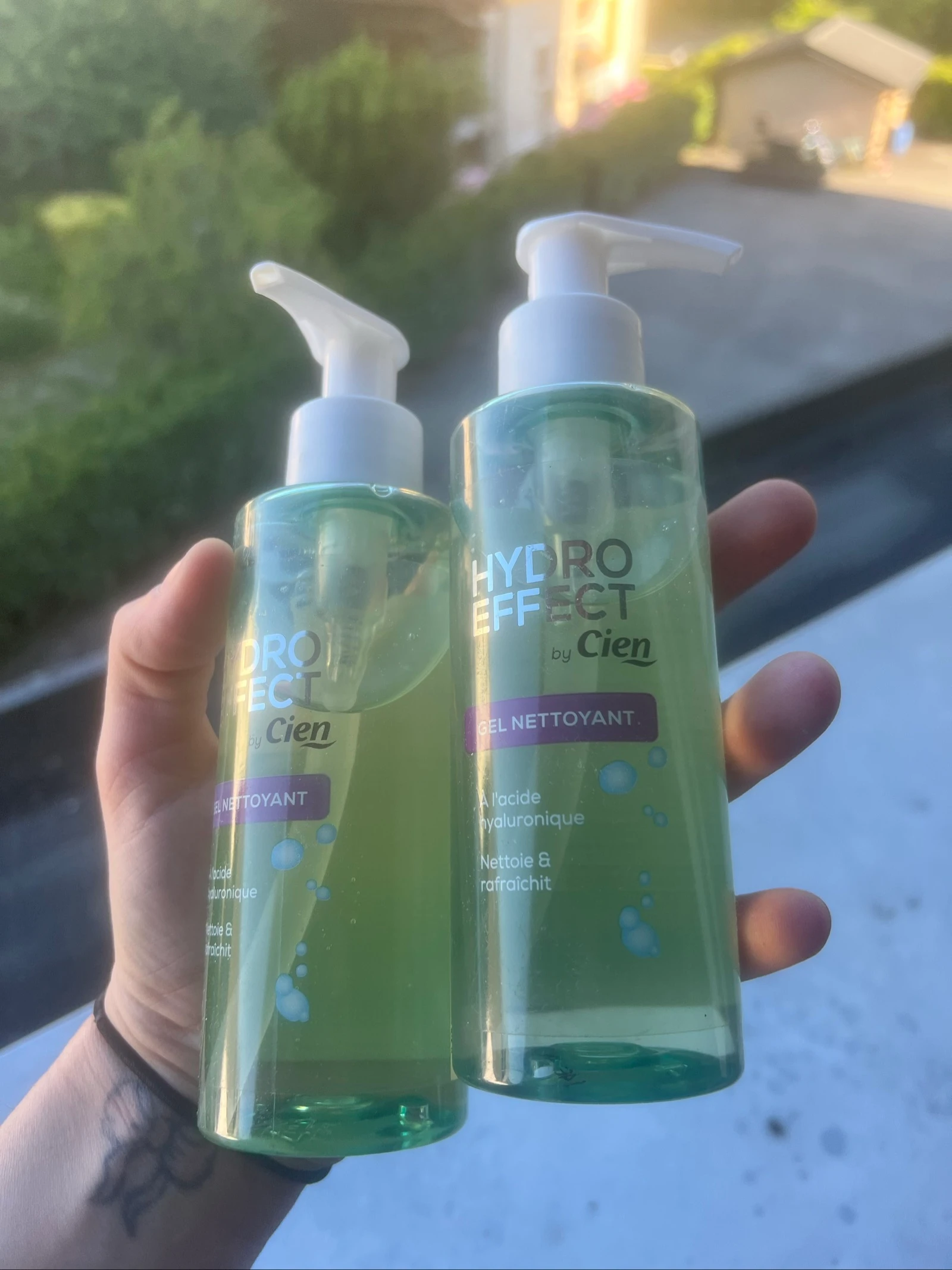 Lote de 2 geles limpiadores facial Cien Hydro Effect con ácido hialurónico – photo 3